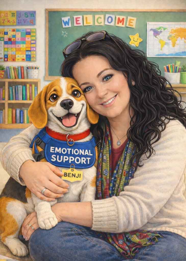 Anne-Marie with Benji