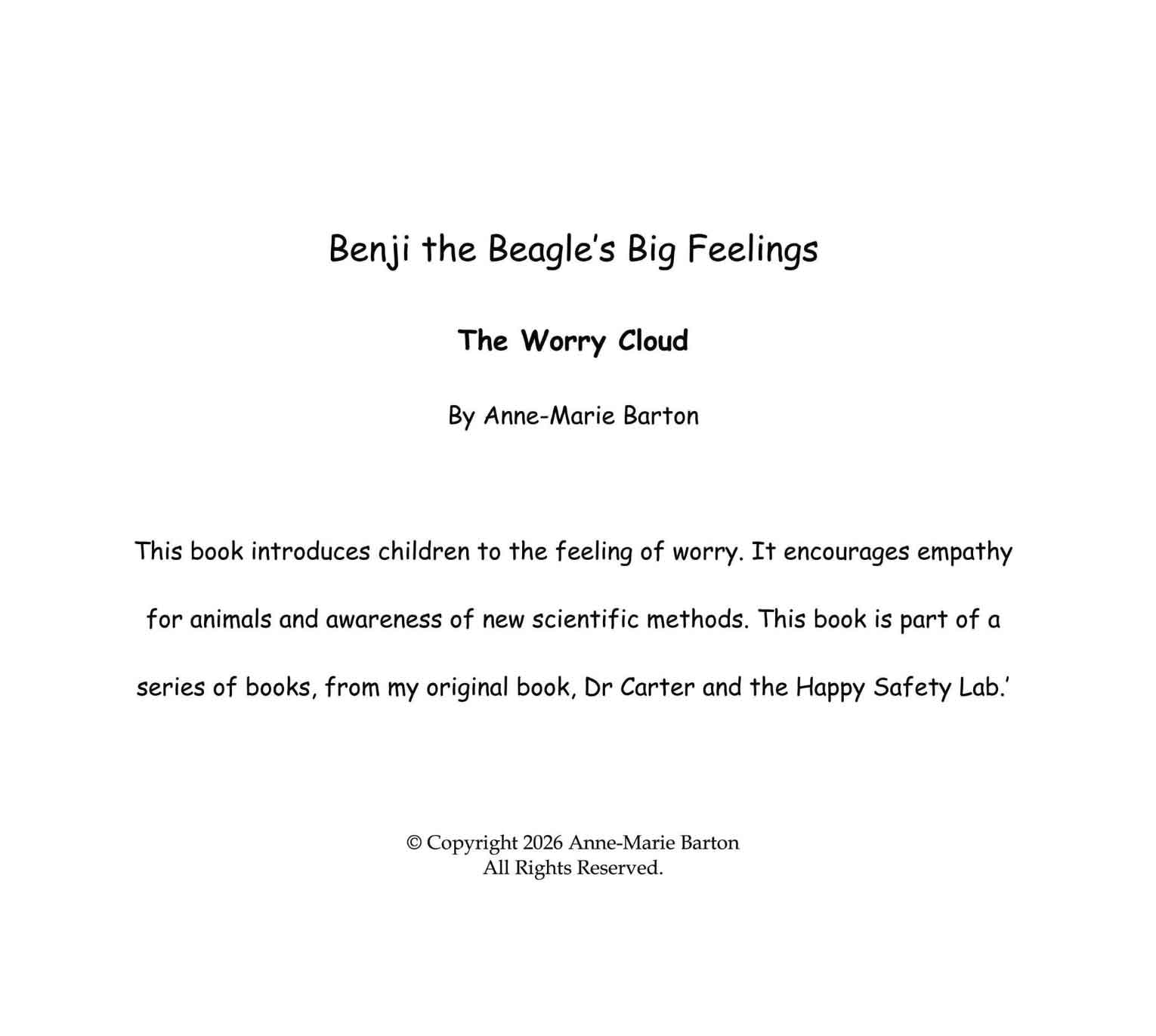 The Worry Cloud